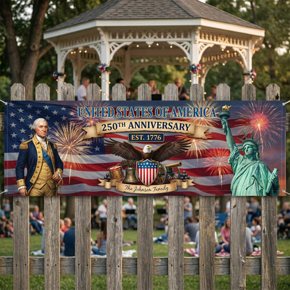 🎌Personalized America 250th Anniversary Banner