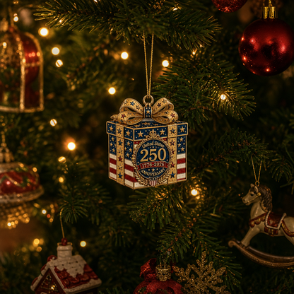 🎄🇺🇸 250th Anniversary Christmas Ornament Collection – Celebrate 250 Years of American Pride