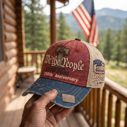 🧢 Personalized USA 250th Anniversary Vintage Trucker Cap