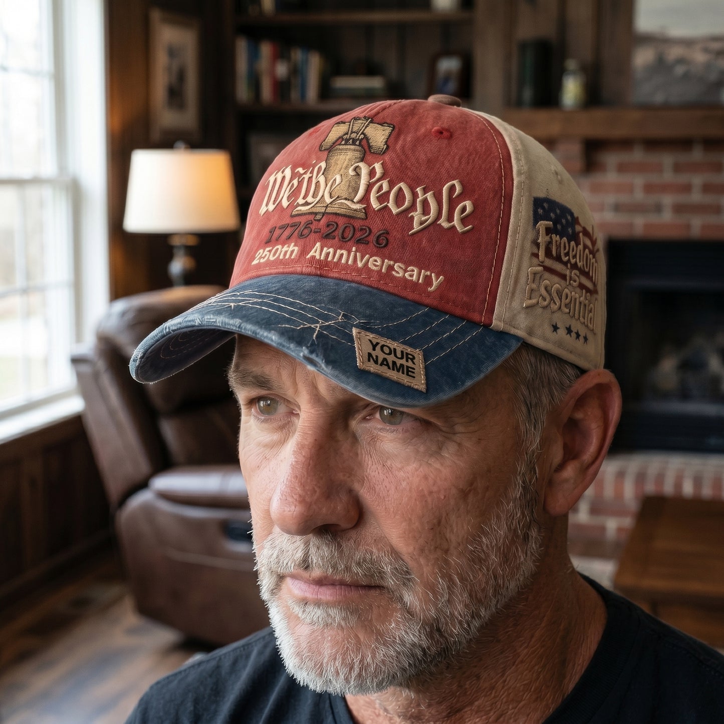 🧢 Personalized USA 250th Anniversary Vintage Trucker Cap