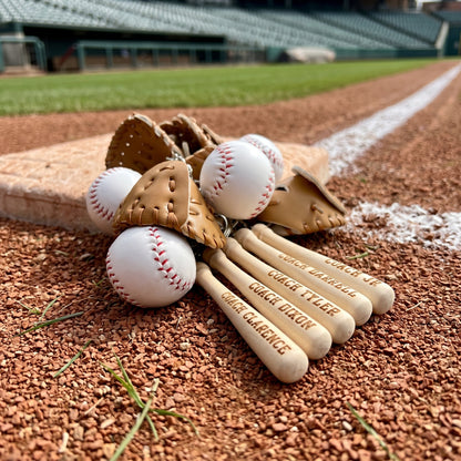 Custom Engraved Baseball Key Chain