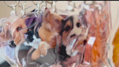 Custom Acrylic Pet Photo Keychain – Keep Your Loved Ones Close