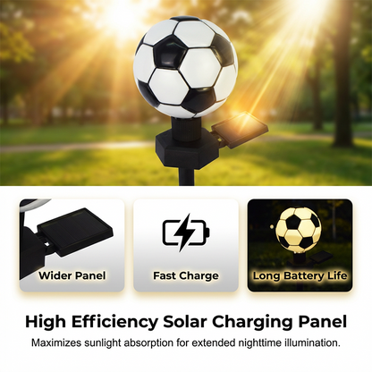 Personalized Soccer Solar Garden Light